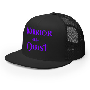 Warrior In Christ Five Panel Trucker Cap