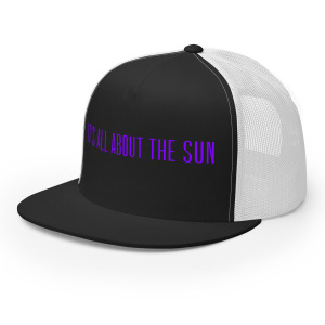 It's All About The Sun Five Panel Trucker Cap