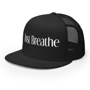 Just Breathe Five Panel Trucker Cap