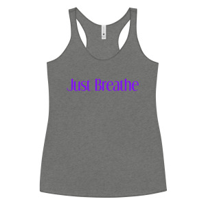 Just Breathe Women's Racerback Tank Top